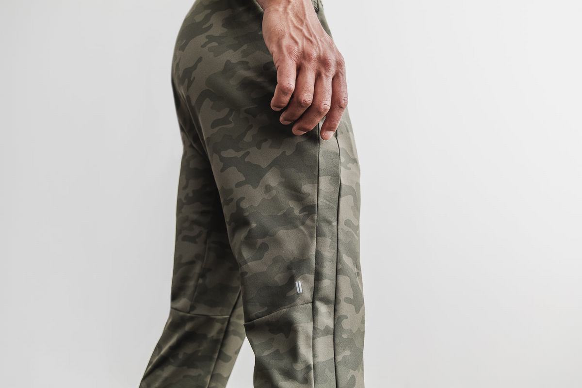 Nobull Men's Joggers Green Camo | Australia (LB9138)